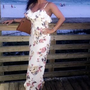 Floral maxi dress